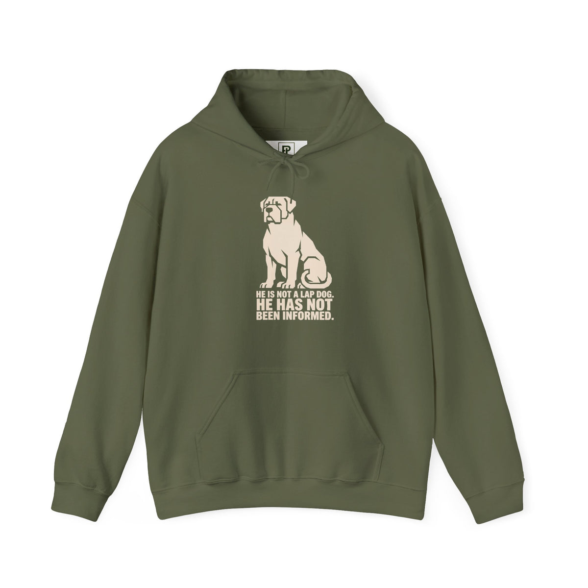 Dog Rescue Hoodie - 'He Has Not' Labrador Graphic Sweatshirt for Animal Lovers