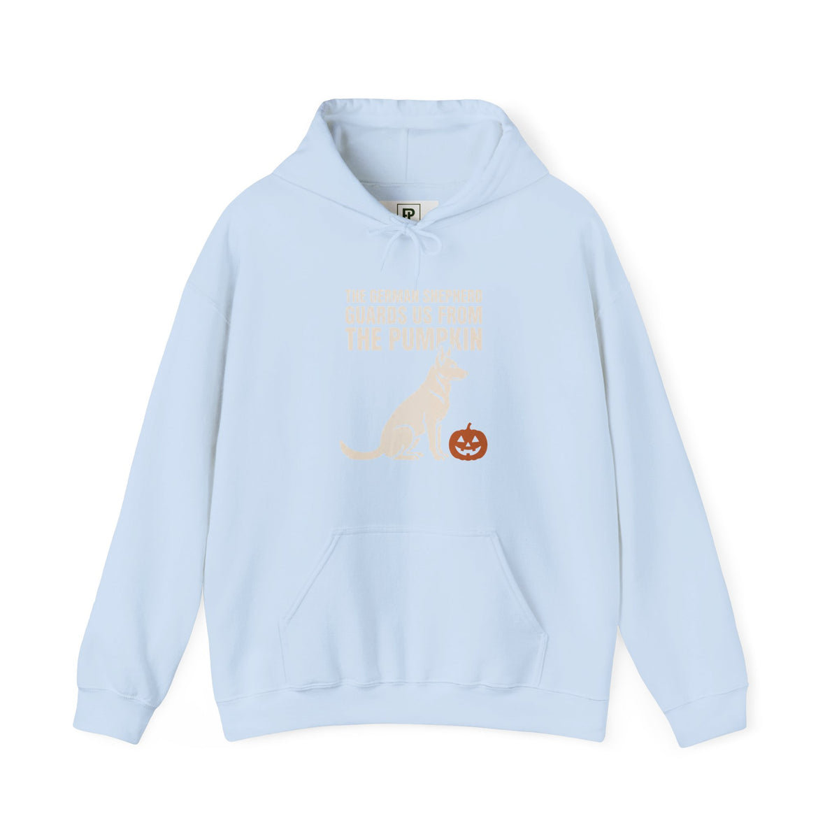 Halloween Kangaroo Hoodie — "She Thinks Her Siblings Are From the Pumpkin" Cute Fall Sweatshirt
