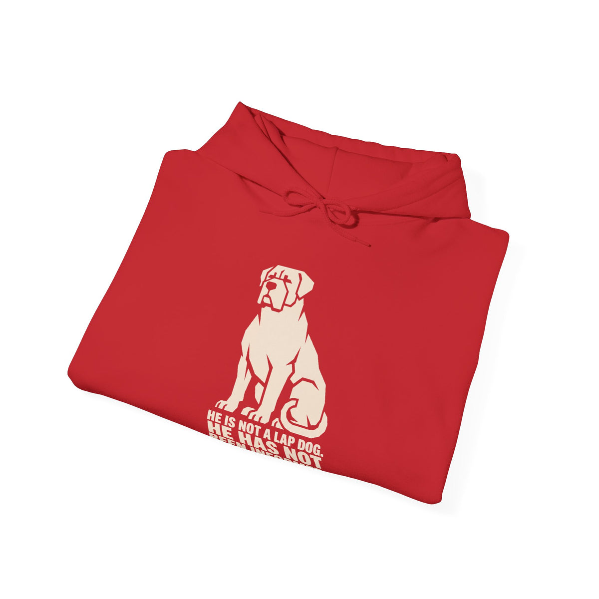 Dog Rescue Hoodie - 'He Has Not' Labrador Graphic Sweatshirt for Animal Lovers