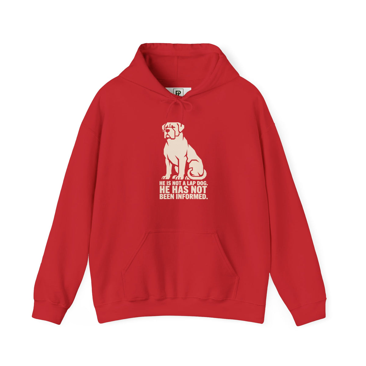 Dog Rescue Hoodie - 'He Has Not' Labrador Graphic Sweatshirt for Animal Lovers