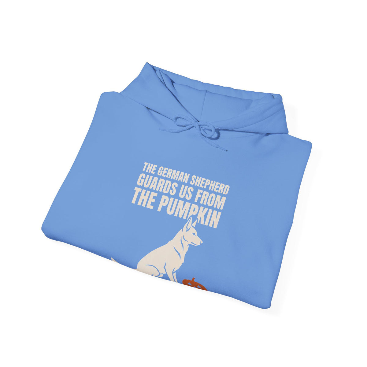 Halloween Kangaroo Hoodie — "She Thinks Her Siblings Are From the Pumpkin" Cute Fall Sweatshirt