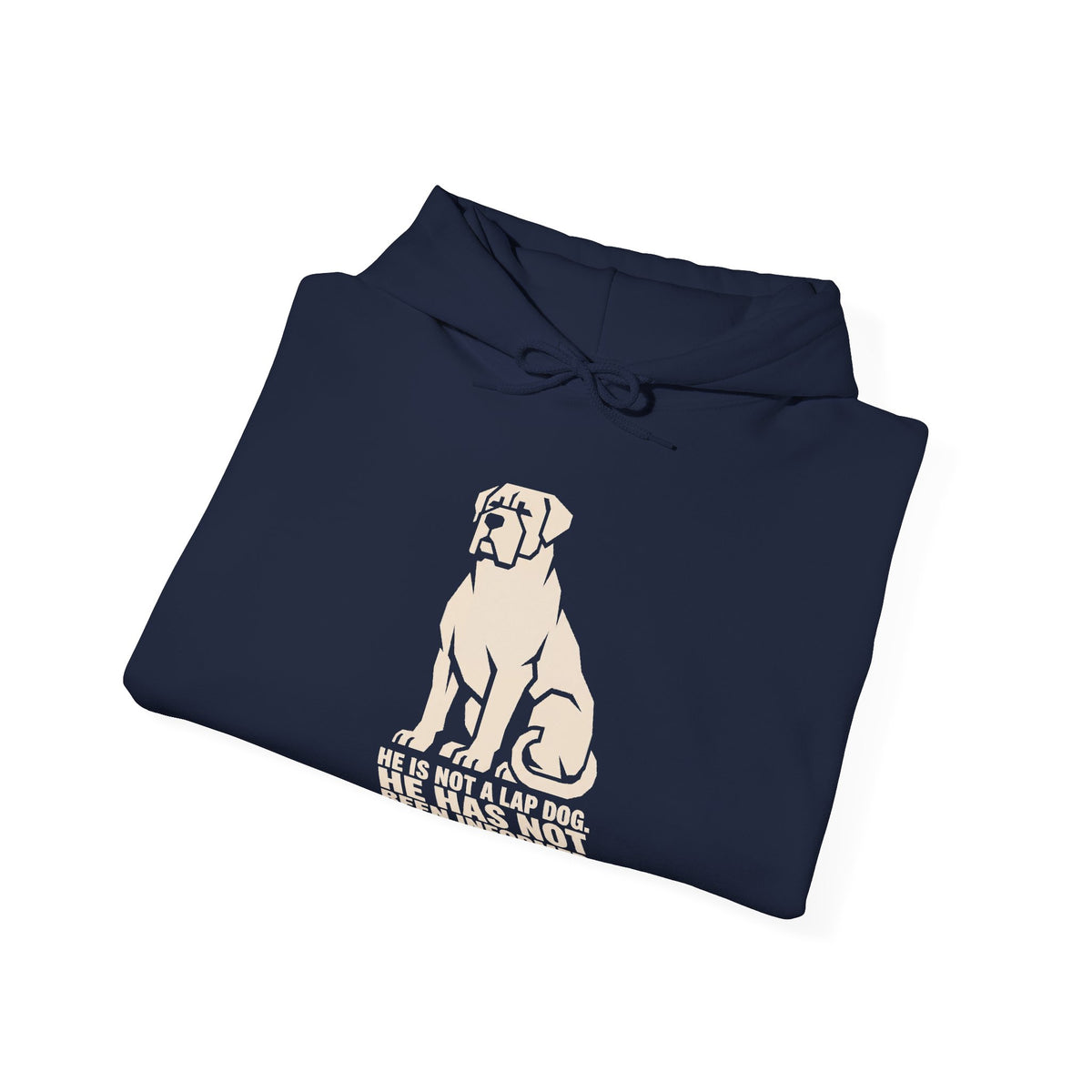 Dog Rescue Hoodie - 'He Has Not' Labrador Graphic Sweatshirt for Animal Lovers