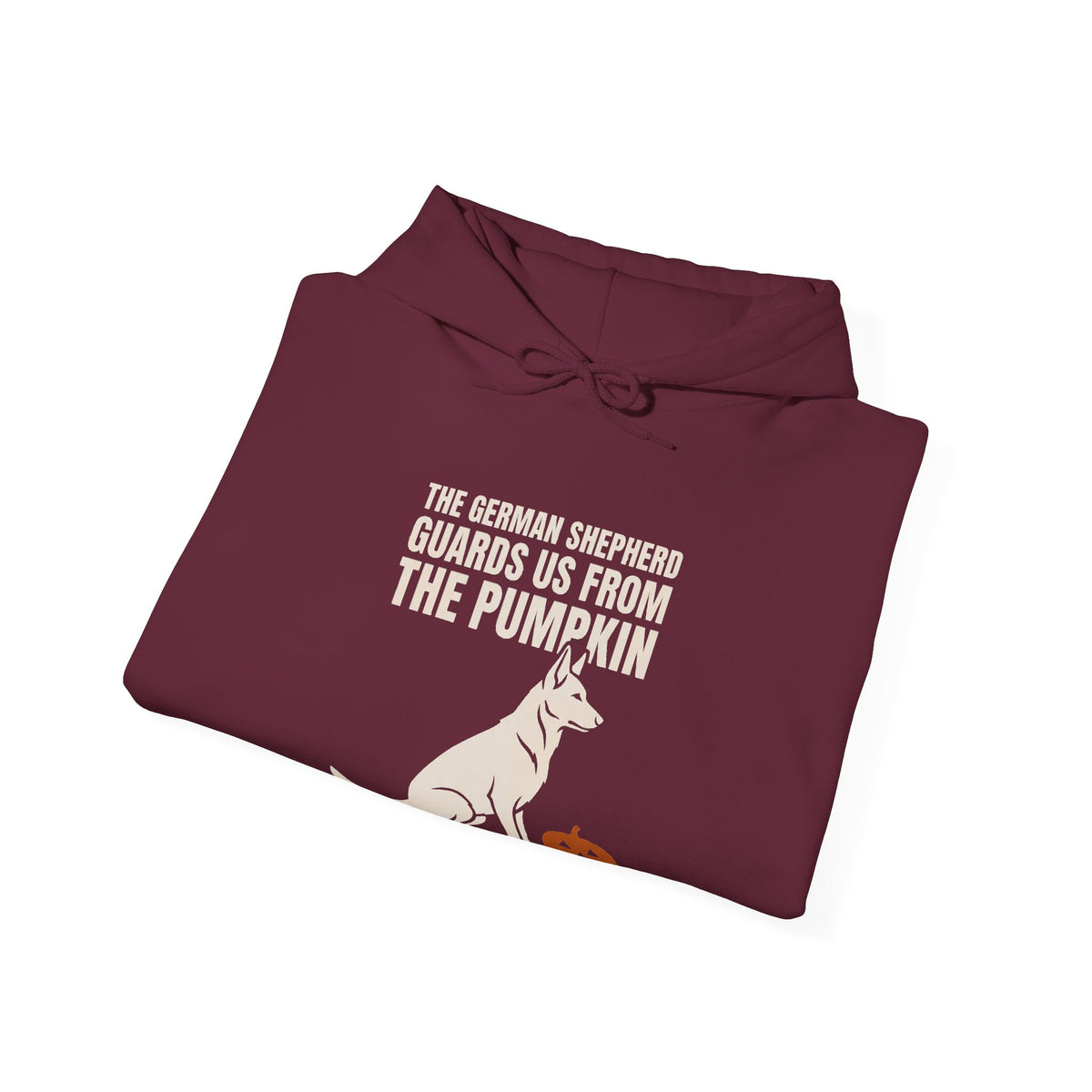 Halloween Kangaroo Hoodie — "She Thinks Her Siblings Are From the Pumpkin" Cute Fall Sweatshirt
