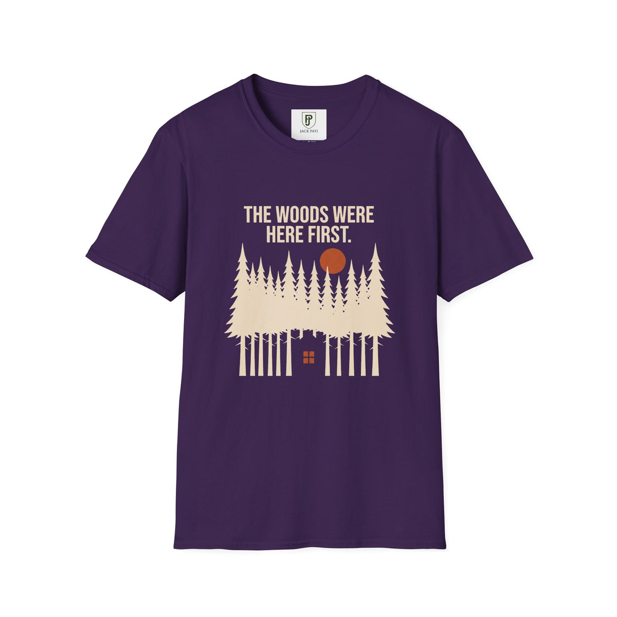 T-shirt — T-shirt graphique vintage "The Woods Were Here First"