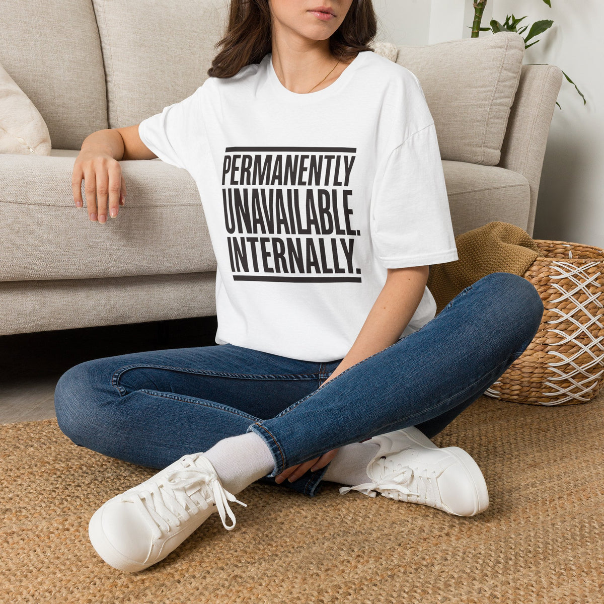 Permanently Unavailable T-Shirt — Funny Introvert Graphic Tee