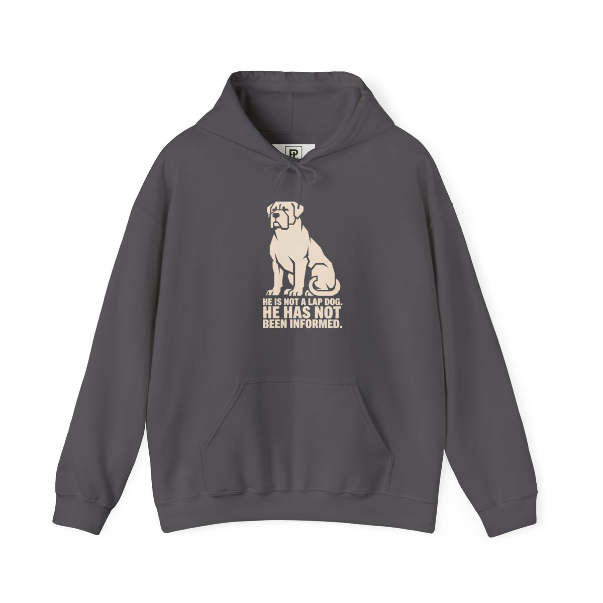 Dog Rescue Hoodie - 'He Has Not' Labrador Graphic Sweatshirt for Animal Lovers
