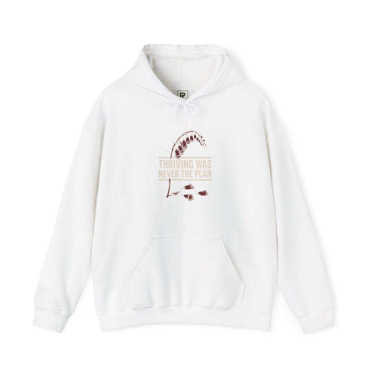 Hoodie - "Thriving Was Never the Plan" Floral Graphic Hoodie