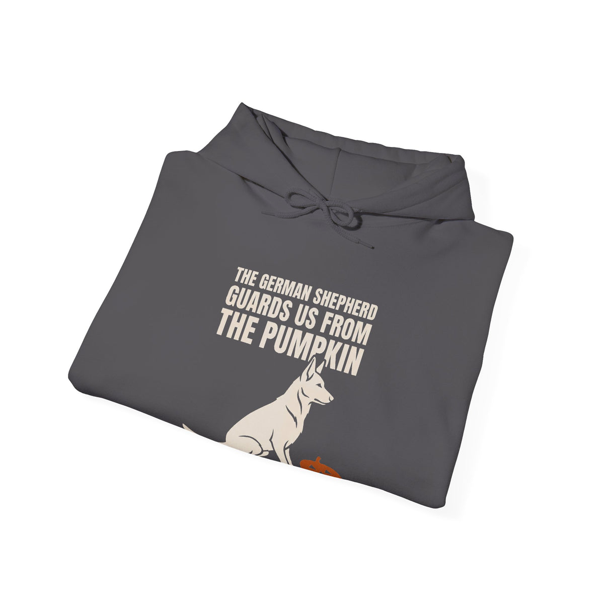 Halloween Kangaroo Hoodie — "She Thinks Her Siblings Are From the Pumpkin" Cute Fall Sweatshirt