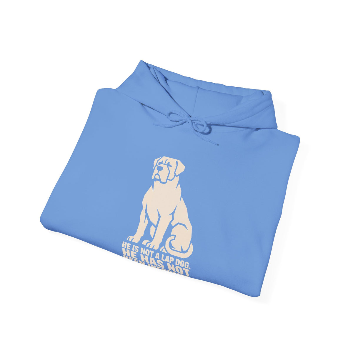 Dog Rescue Hoodie - 'He Has Not' Labrador Graphic Sweatshirt for Animal Lovers