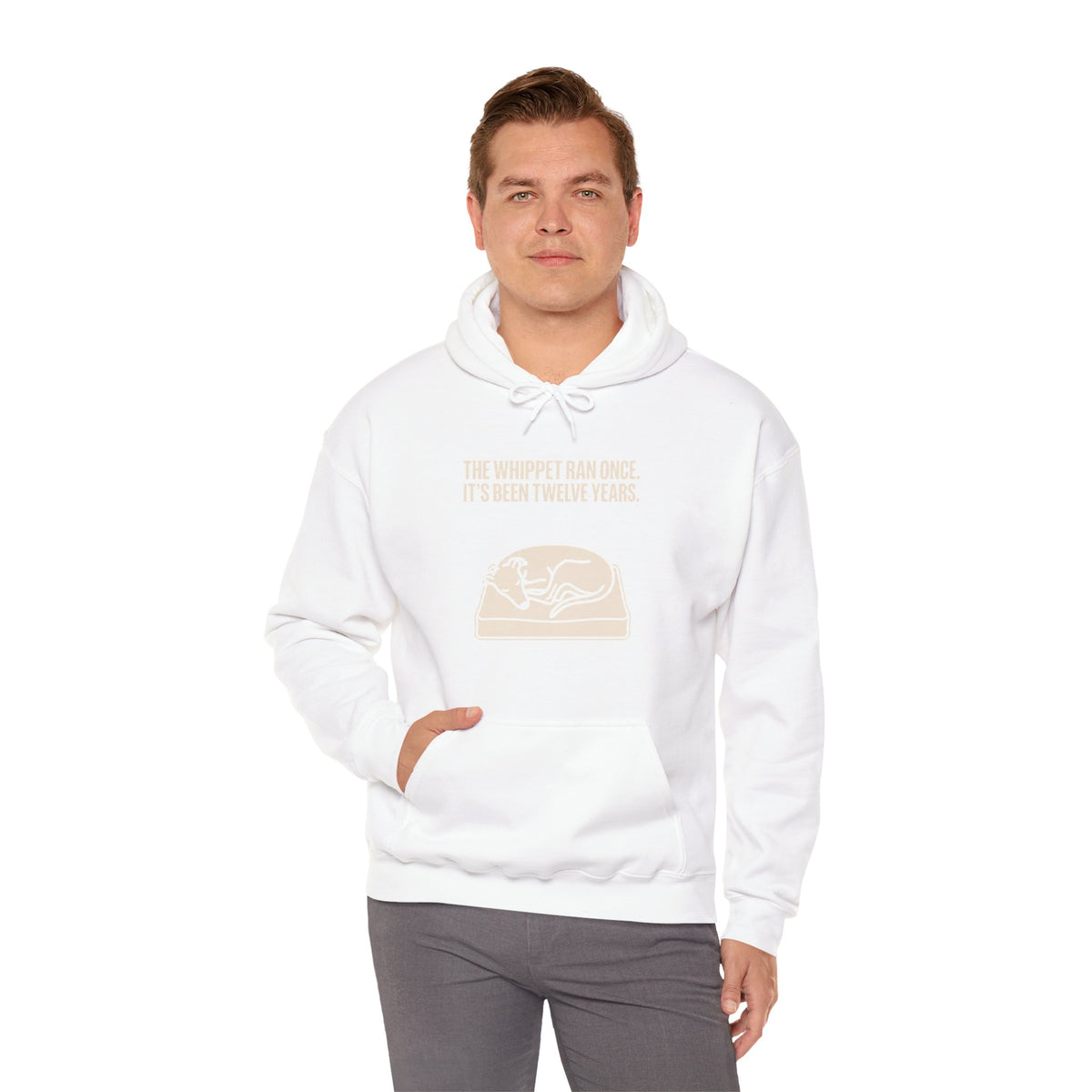 Hoodie - "The Moonlit Trail Made It’s Been 7 Years" Vintage Sunset Graphic Hooded Sweatshirt