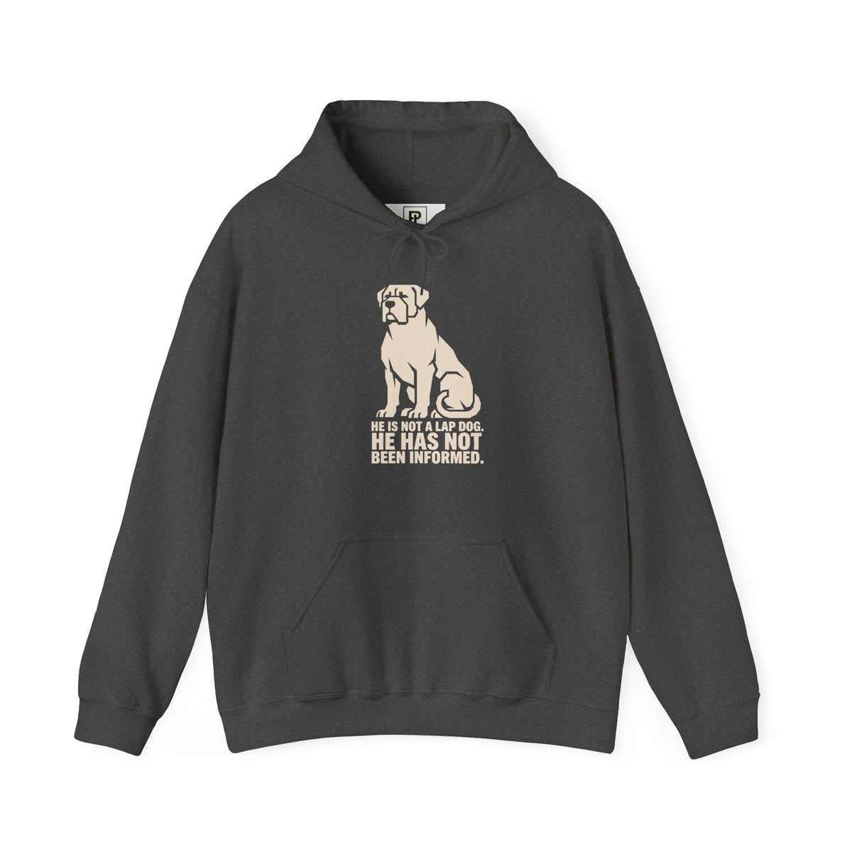 Dog Rescue Hoodie - 'He Has Not' Labrador Graphic Sweatshirt for Animal Lovers