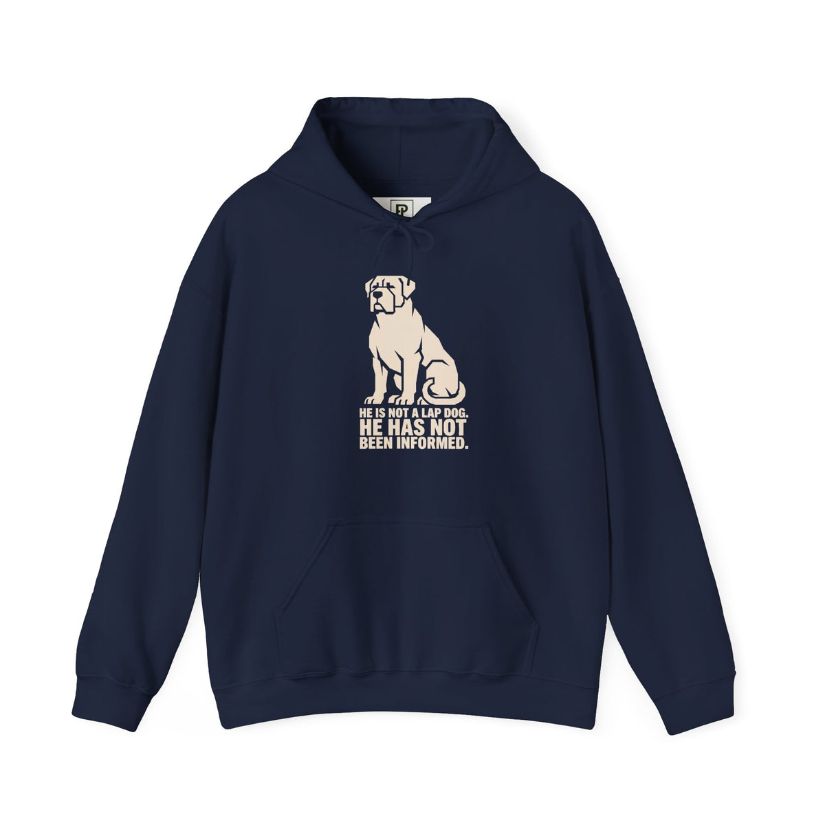 Dog Rescue Hoodie - 'He Has Not' Labrador Graphic Sweatshirt for Animal Lovers