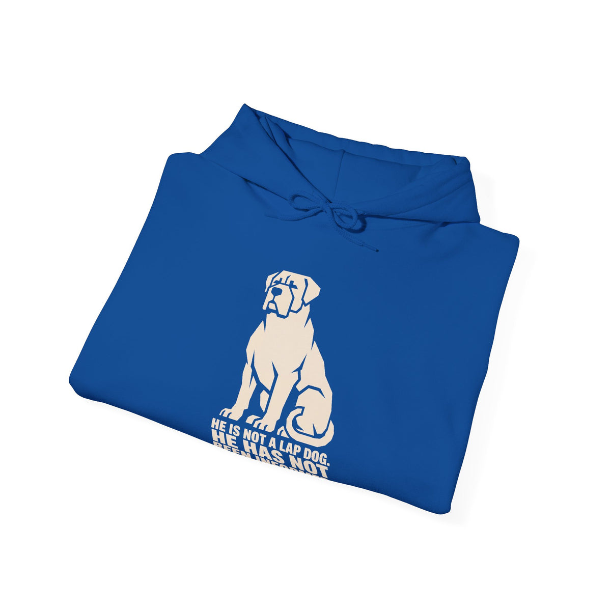 Dog Rescue Hoodie - 'He Has Not' Labrador Graphic Sweatshirt for Animal Lovers