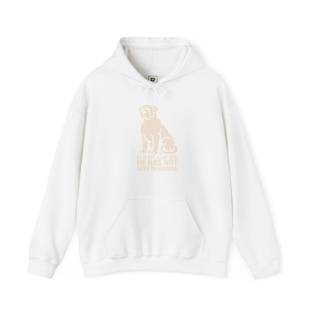 Dog Rescue Hoodie - 'He Has Not' Labrador Graphic Sweatshirt for Animal Lovers