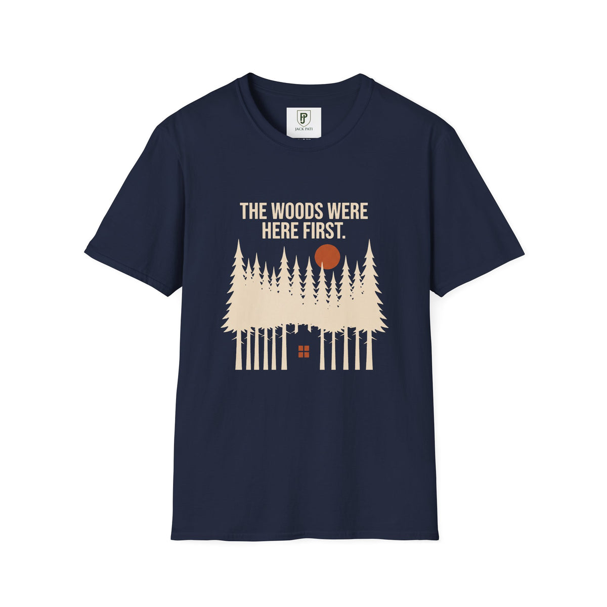 T-shirt — T-shirt graphique vintage "The Woods Were Here First"
