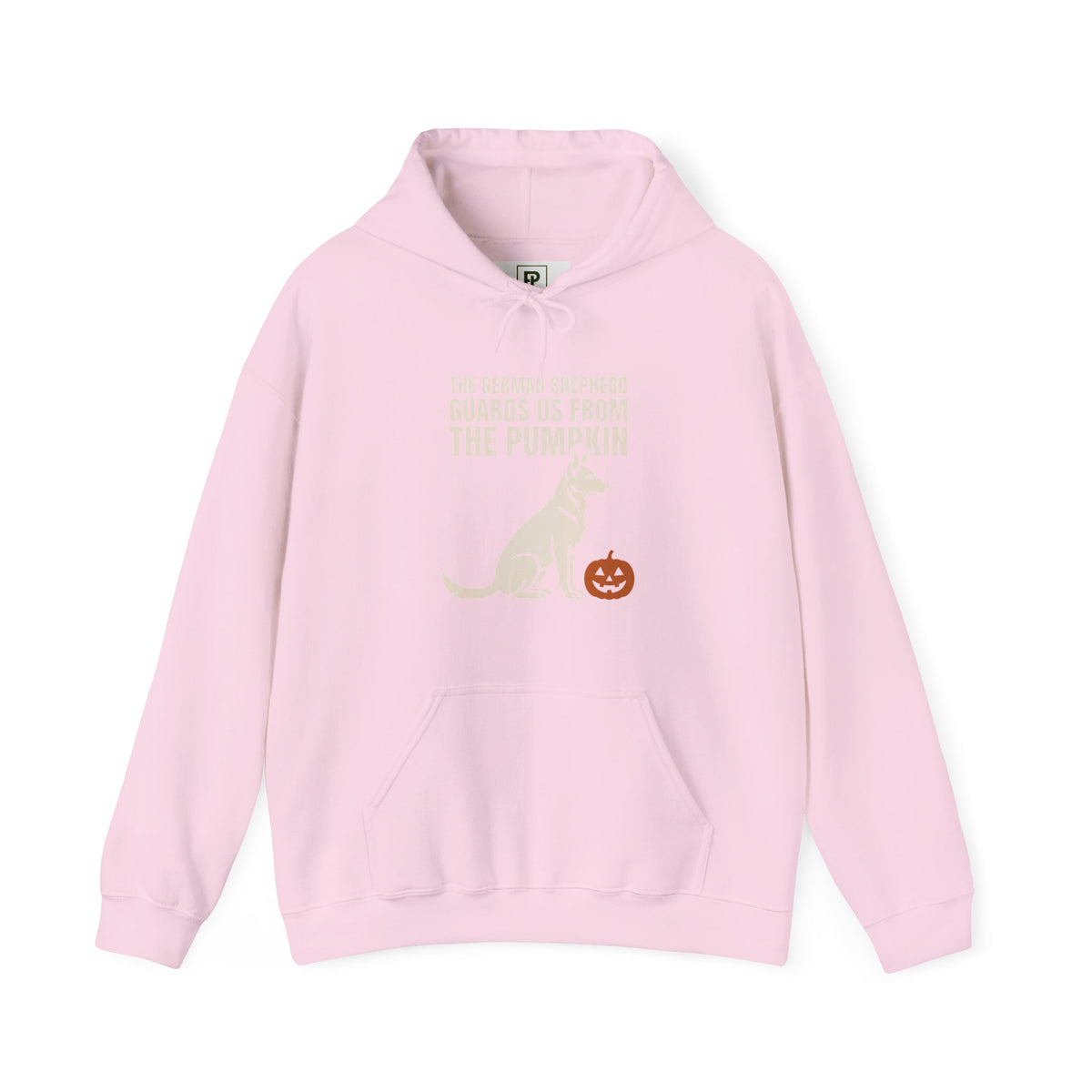 Halloween Kangaroo Hoodie — "She Thinks Her Siblings Are From the Pumpkin" Cute Fall Sweatshirt