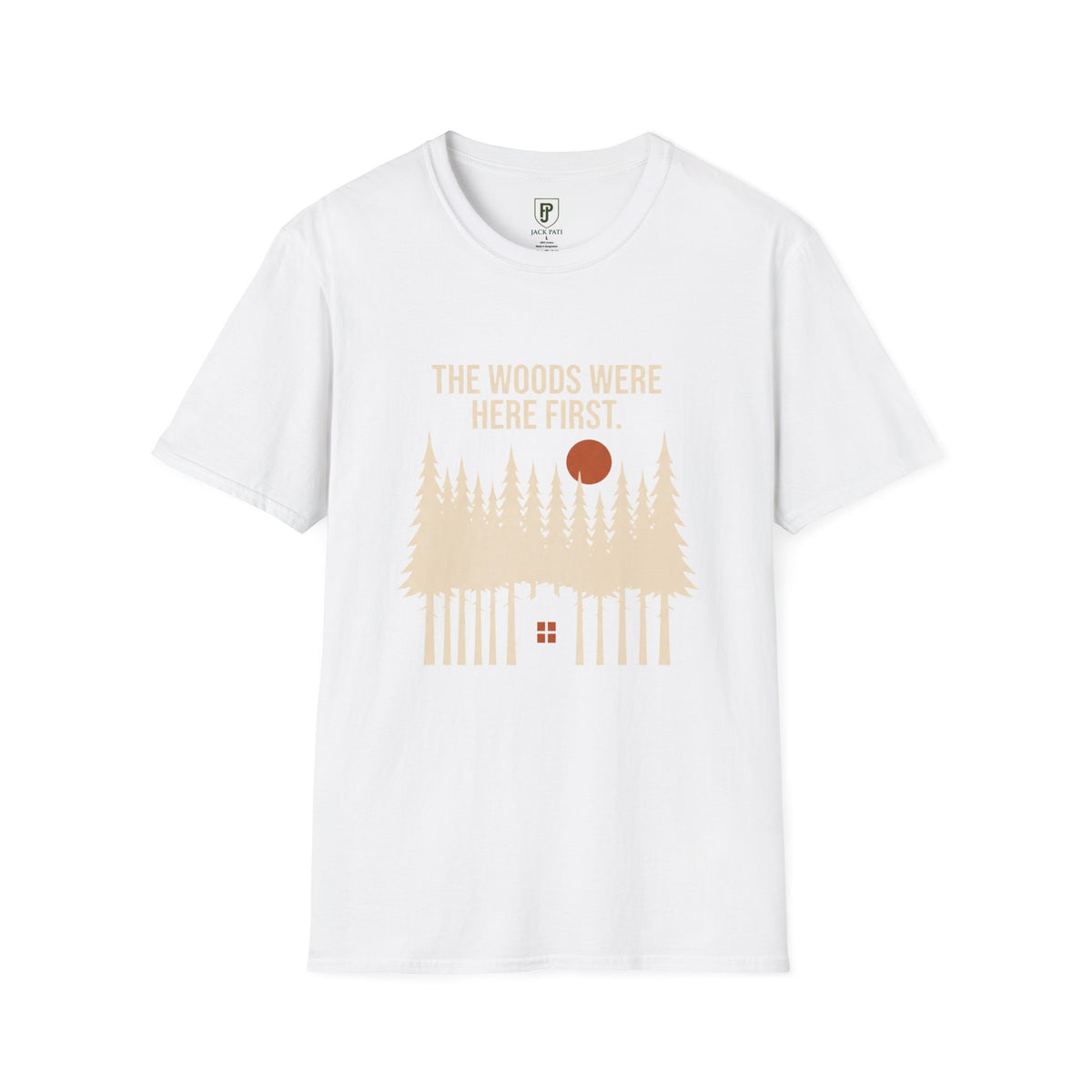 T-shirt — T-shirt graphique vintage "The Woods Were Here First"