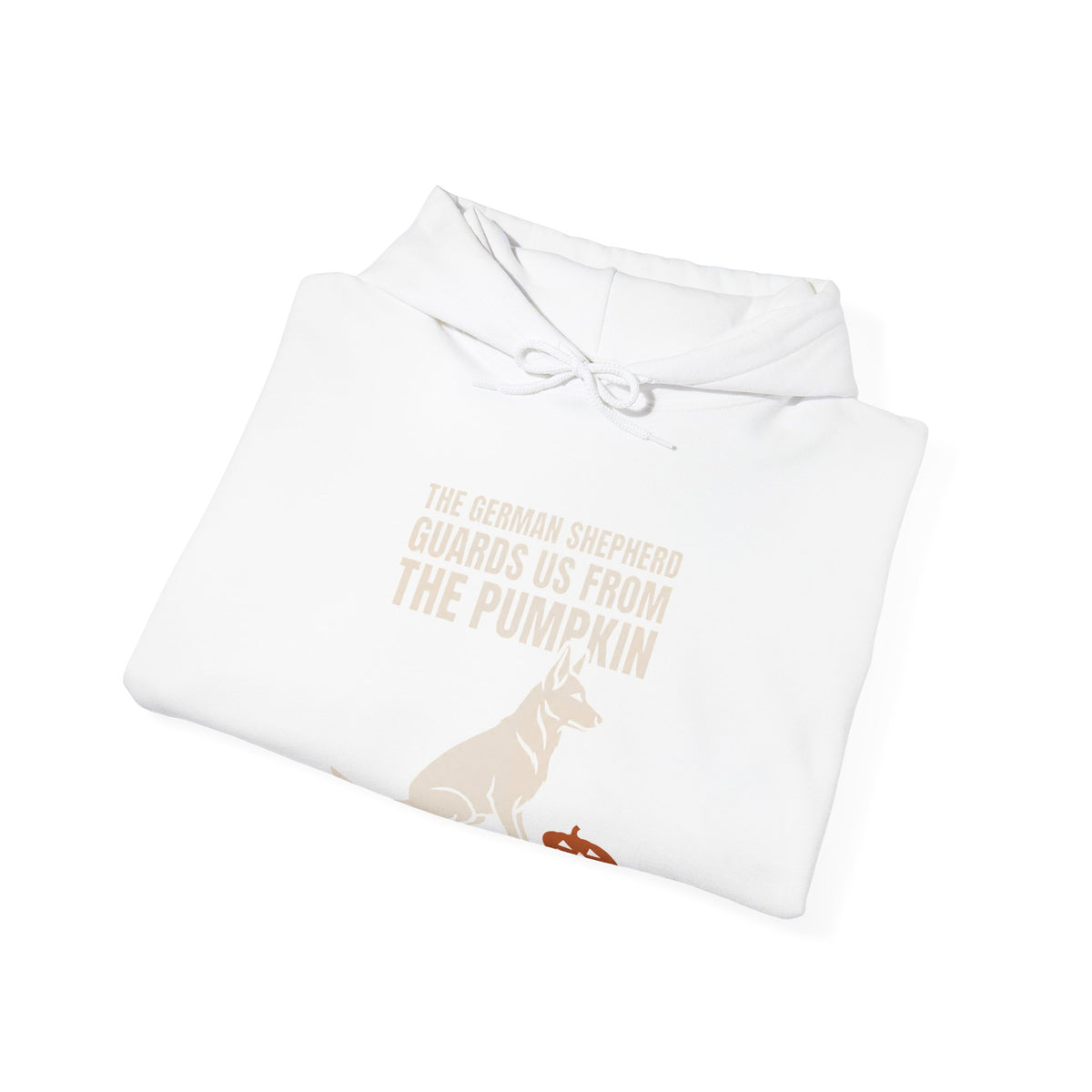 Halloween Kangaroo Hoodie — "She Thinks Her Siblings Are From the Pumpkin" Cute Fall Sweatshirt