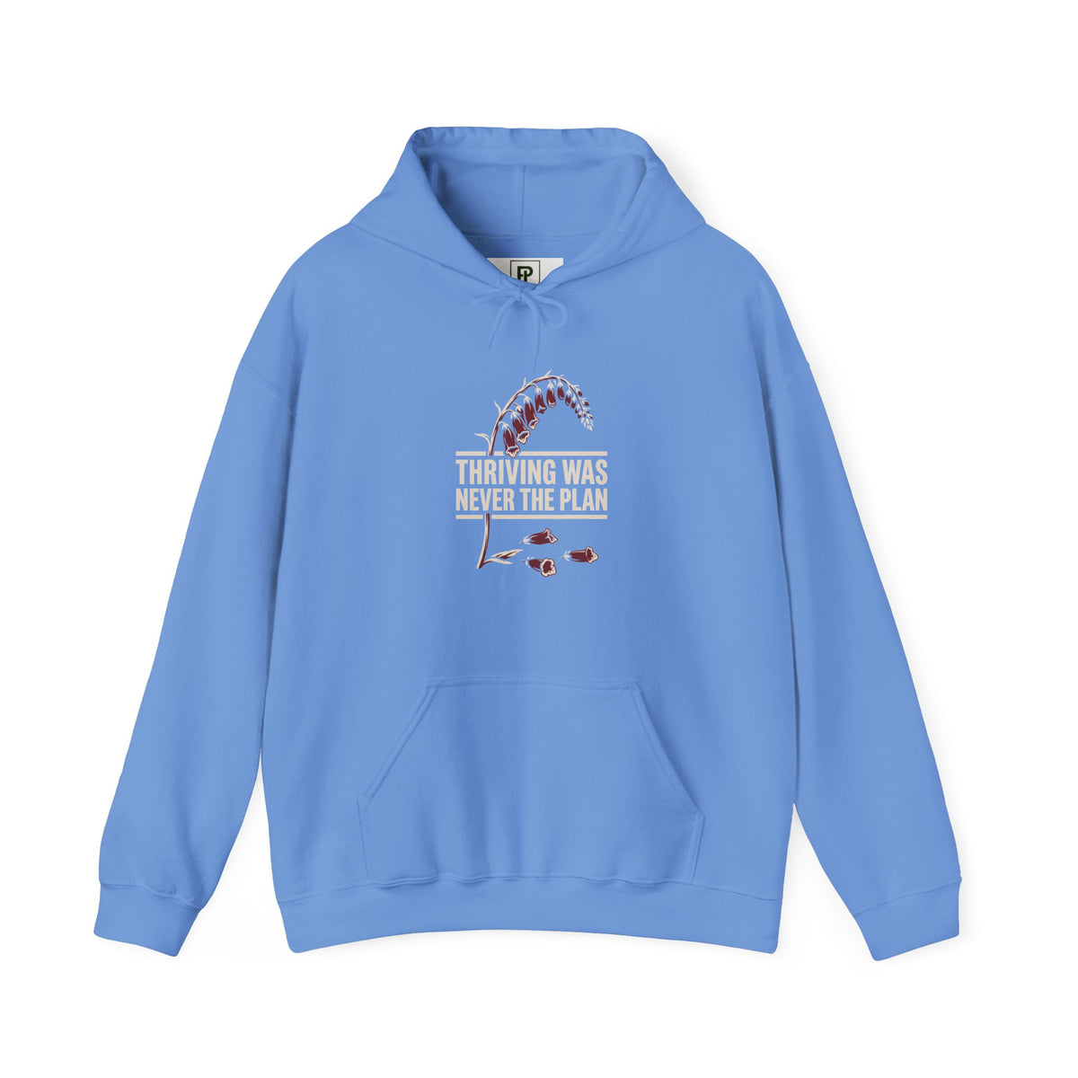 Hoodie - "Thriving Was Never the Plan" Floral Graphic Hoodie